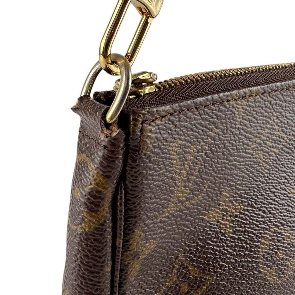 LOUIS VUITTON Brown Monogram Canvas Pochette Mini Bag - Picture 6 of 12